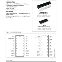 STMicroelectronics TEA6420 Unclassified Pin Diagram_1 STMicroelectronics TEA6420 Unclassified Pin Diagram_1