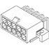 Molex-0874272212-Rectangular Connectors - Headers, Male Pins