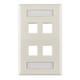HellermannTyton-FPIQUAD-FW-Keystone - Faceplates, Frames