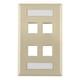 HellermannTyton-FPIQUAD-I-Keystone - Faceplates, Frames