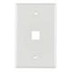 HellermannTyton-FPMSINGLE-W-Keystone - Faceplates, Frames