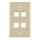 HellermannTyton-FPQUAD-I-Keystone - Faceplates, Frames