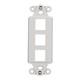HellermannTyton-FPRMF3-W-Keystone - Faceplates, Frames