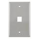 HellermannTyton-FPSINGLE-GRY-Keystone - Faceplates, Frames