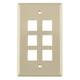 HellermannTyton-FPSIX-I-Keystone - Faceplates, Frames