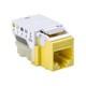 HellermannTyton-RJ45FC3-YEL-Keystone - Inserts