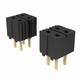 Samtec Inc.-CES-134-02-G-D-Rectangular Connectors - Headers, Receptacles, Female Sockets