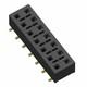 Samtec Inc.-HLE-107-02-G-DV-BE-P-TR-Rectangular Connectors - Headers, Receptacles, Female Sockets