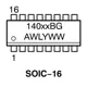 ON SemiconductorMC14049BDR2Logic - Gates and Inverters Dimensions_4