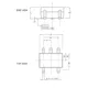 STMicroelectronicsLM4040BECT-2.5PMIC - Voltage Reference Dimensions_8