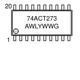 ON SemiconductorMC74AC273NGLogic - Flip Flops Dimensions_3