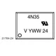 ON Semiconductor4N35Optoisolators - Transistor, Photovoltaic Output Dimensions_2