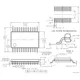 ON Semiconductor74ACT652MTCXLogic - Buffers, Drivers, Receivers, Transceivers Dimensions_2