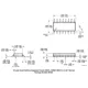ON SemiconductorCD4053BCNInterface - Analog Switches, Multiplexers, Demultiplexers Dimensions_1