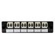 HellermannTyton-VFAP6DMMLC-Fiber Optic Connectors - Adapters