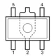 ON SemiconductorR1191N030D-TR-FEPMIC - Voltage Regulators - Linear Pin Diagram_3