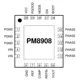 STMicroelectronicsPM8908TRPMIC - Voltage Regulators - Special Purpose Pin Diagram_1
