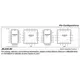 Analog DevicesMAX398C/DInterface - Analog Switches, Multiplexers, Demultiplexers Pin Diagram_1
