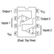 ON SemiconductorMC33079DGLinear - Amplifiers - Instrumentation, OP Amps, Buffer Amps Pin Diagram_1