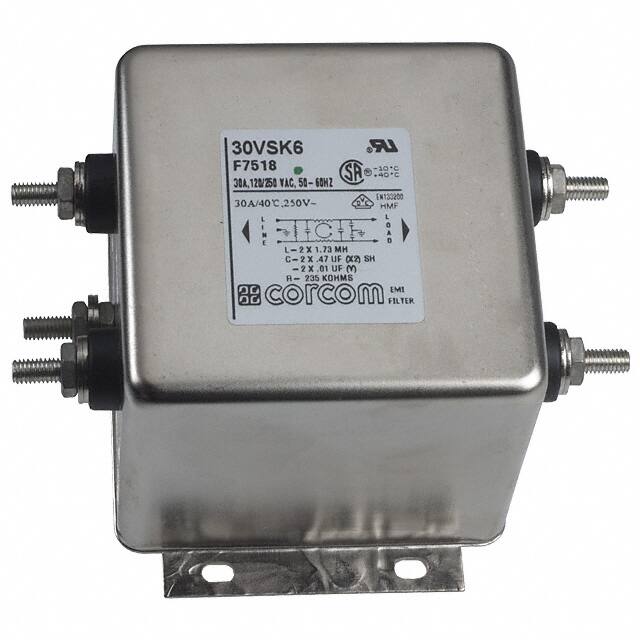 TE Connectivity Corcom Filters-1-6609036-4
