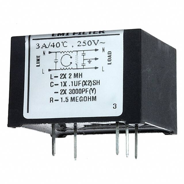 TE Connectivity Corcom Filters-3EDP