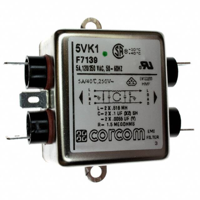 TE Connectivity Corcom Filters-5VK1